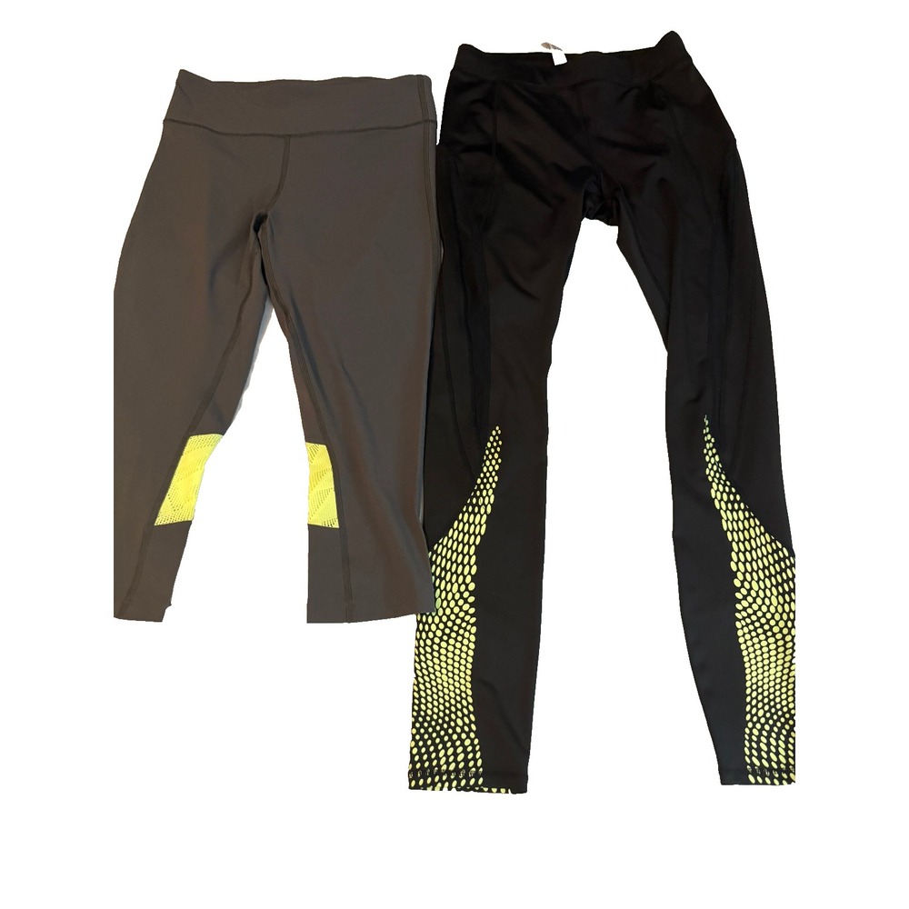 LOT 2 Pairs Athletic‎ Leggings Workout Womens Pants Gym Yoga Running Size Small